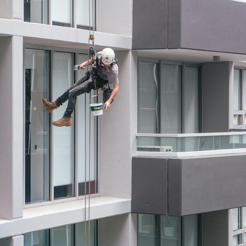 High-Rise Rope Access Painting